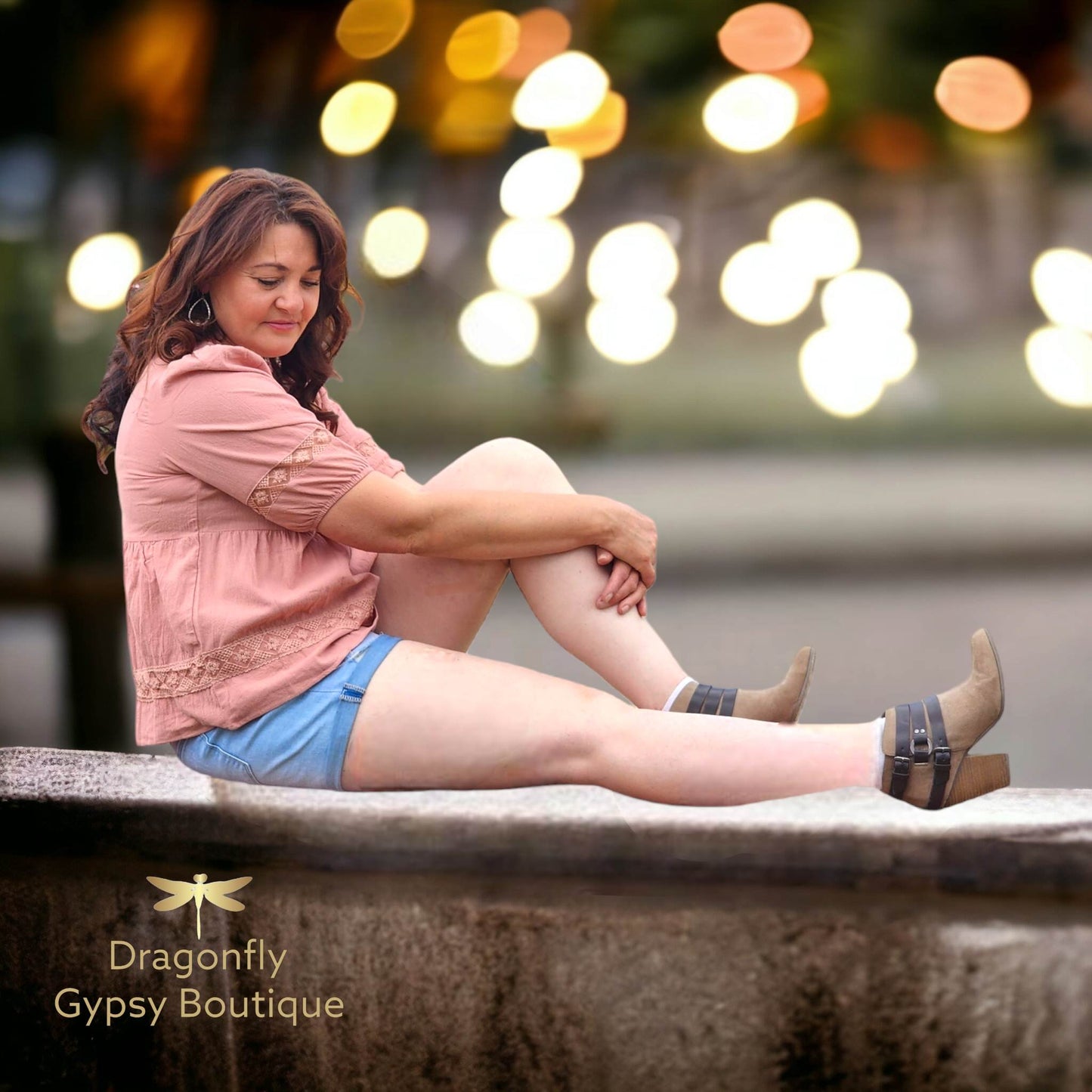 Pink rose top