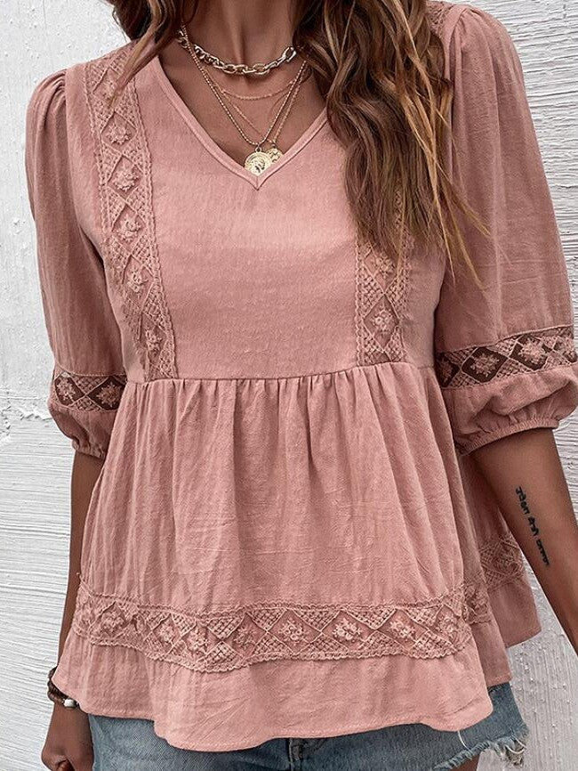 Pink rose top