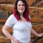 Missy Plus Linen Button Hem Flood