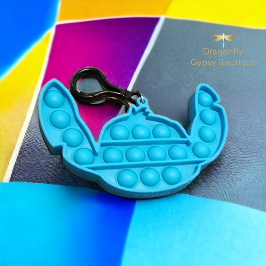 Stitch popper key chain