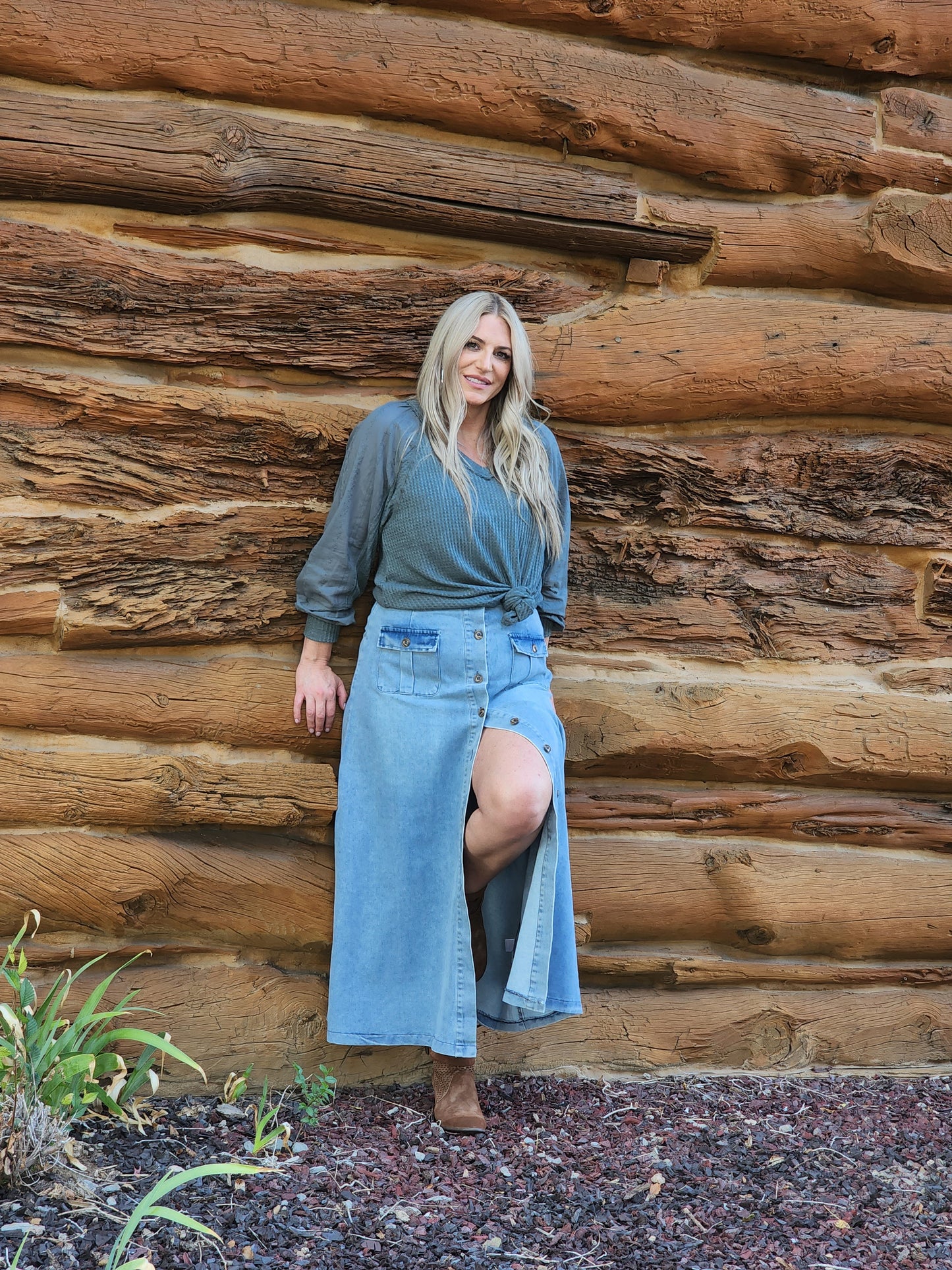 Denim Skirt