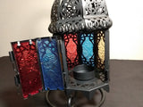 Rainbow Moroccan Lantern Stand