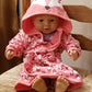 Hudson Baby Cotton Rich Bathrobe, Girl Fox