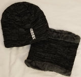 Men's Hat Bib Suit Plus Velvet Thickening