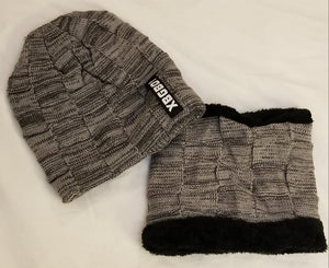 Men's Hat Bib Suit Plus Velvet Thickening