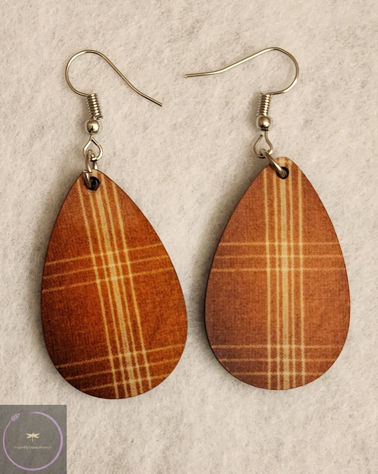 Burnt Orange Plaid