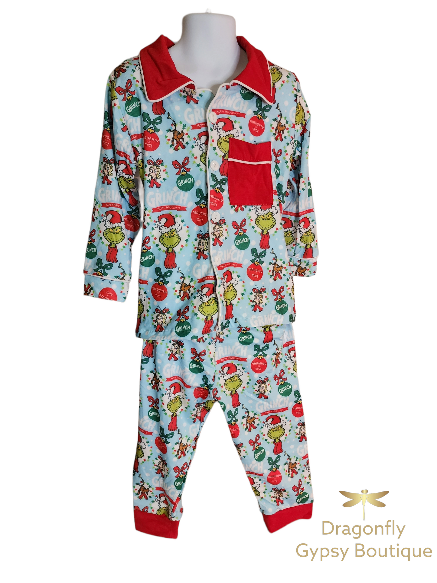 Boy's Grinch PJ'S