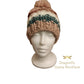 Striped Pom Beanie