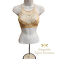 Crochet Lace High Neck Bralette