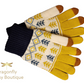Knit Aztec gloves