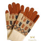 Knit Aztec gloves